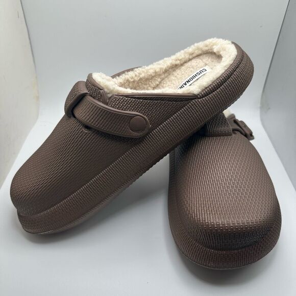 CUSHIONAIRE Women's Fable Cloud Recovery Clog with +Comfort 11 BROWN NEW - Picture 7 of 7